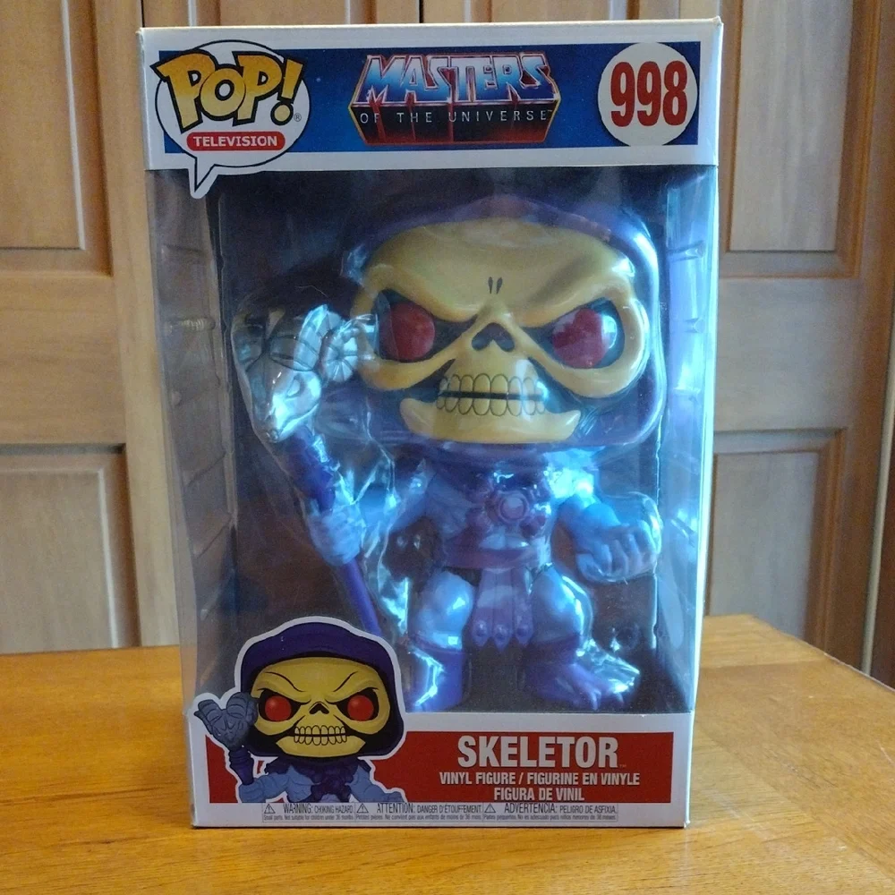 Large 10" Skeletor Funko Pop Television #998 Masters Of The Universe Figure - Picture 7 of 10